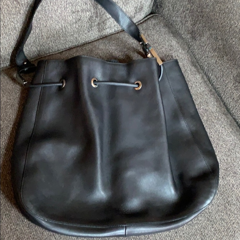 Gucci Leather Drawstring Shoulder Bag